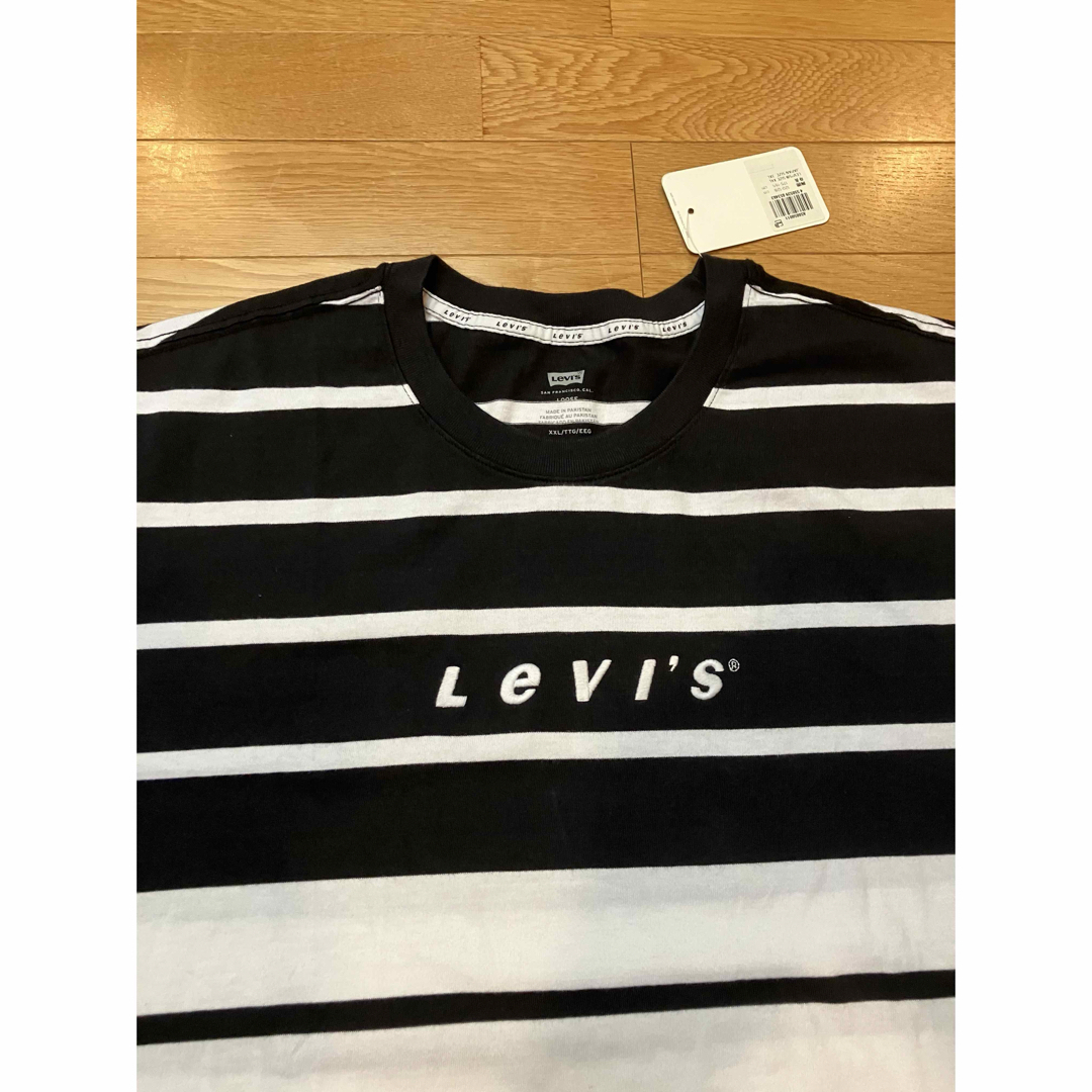 Levi's(リーバイス)のLEVI’S リーバイス ボーダーTシャツ 超超大きいsize XXL 以上 メンズのトップス(シャツ)の商品写真