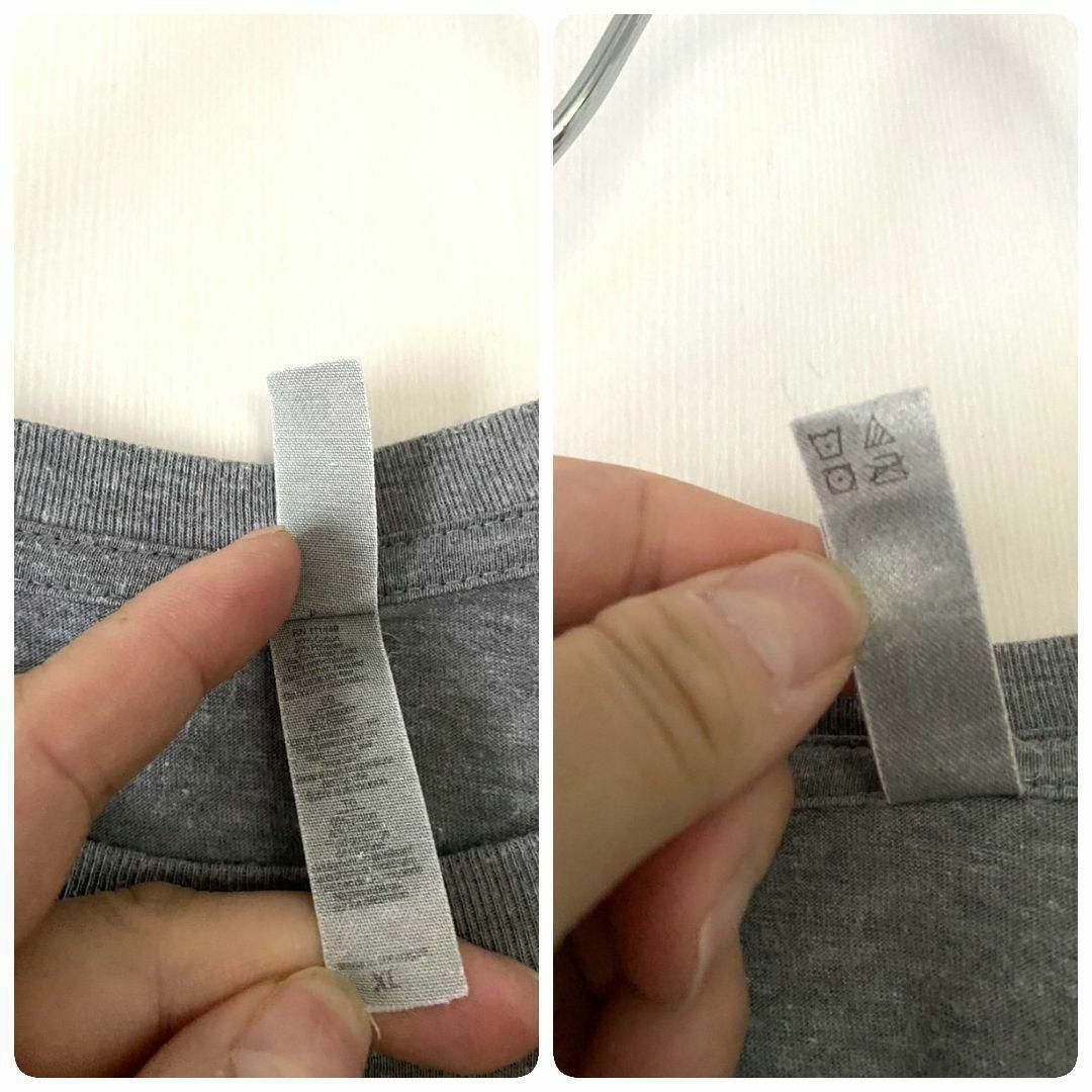 ネクストレベル MAKE NOISE Tシャツ XL グレー 灰色 古着 メンズのトップス(Tシャツ/カットソー(半袖/袖なし))の商品写真