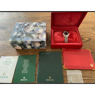 ロレックス(ROLEX)のロレックス　デイトジャスト　レディース　10PTダイヤ(腕時計)