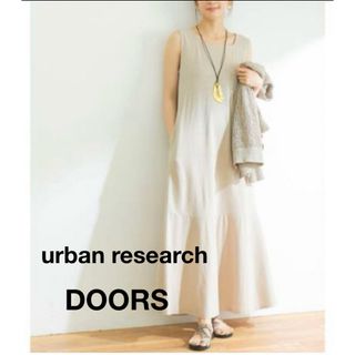 URBAN RESEARCH DOORS - アーバンリサーチ リネンコットンカットワンピース