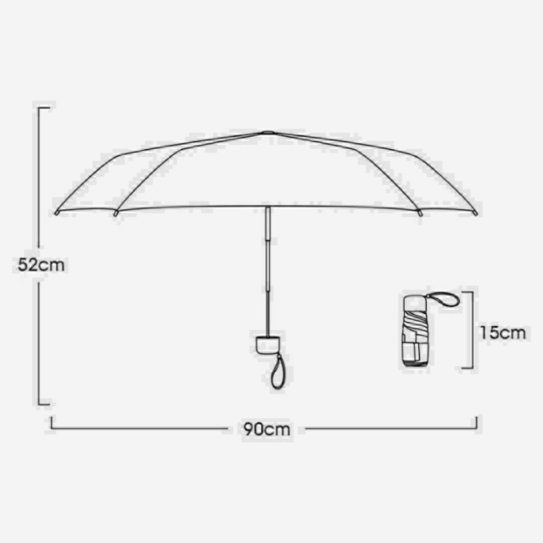 折りたたみ傘 ホワイト 白 日傘 UVカット コンパクト レディース 晴雨兼用 レディースのファッション小物(傘)の商品写真