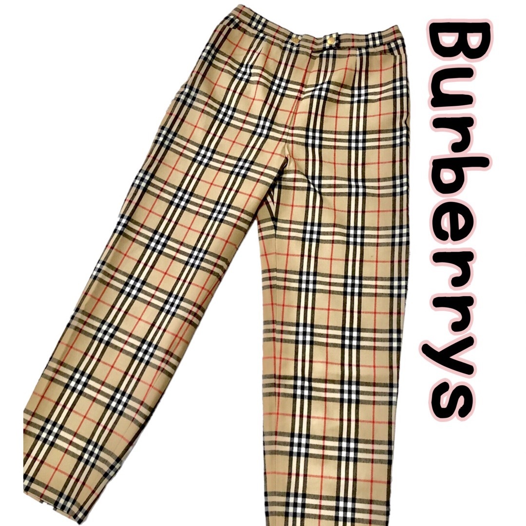 BURBERRY(バーバリー)のバーバリー Burberrys ノバチェック ウールパンツ  ヴィンテージ レディースのパンツ(その他)の商品写真