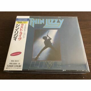 「ラスト・ライヴ」シン・リジィ 日本盤 旧規格 2枚組 帯付属(ポップス/ロック(洋楽))