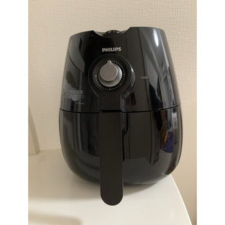 フィリップス(PHILIPS)の【美品】ノンフライヤー　フィリップス　黒    PHILIPS HD9220(調理器具)