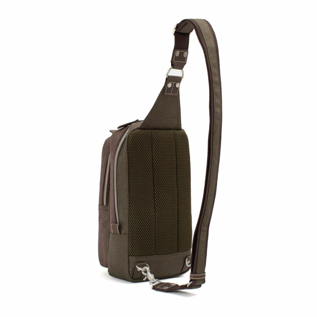 色: カーキ[ムスタッシュ] ボディバッグ・ワンショルダー JLG4650 メンズのバッグ(その他)の商品写真