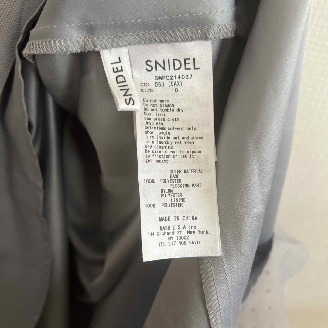 SNIDEL(スナイデル)のドットチュールドレス レディースのワンピース(ロングワンピース/マキシワンピース)の商品写真