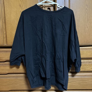 ユニクロ(UNIQLO)のスムースコットンボリュームスリーブTシャツ（7分袖）(Tシャツ(長袖/七分))