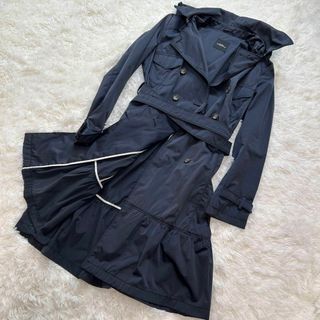 ウィークエンドマックスマーラ(Weekend Max Mara)のロングコート フード コート Max Mara XL レディース トレンチ 紐付(トレンチコート)