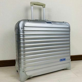 リモワ(RIMOWA)の美品 青ロゴ リモワ トパーズ 23L ビジネストローリー 2輪 TSAロック(トラベルバッグ/スーツケース)