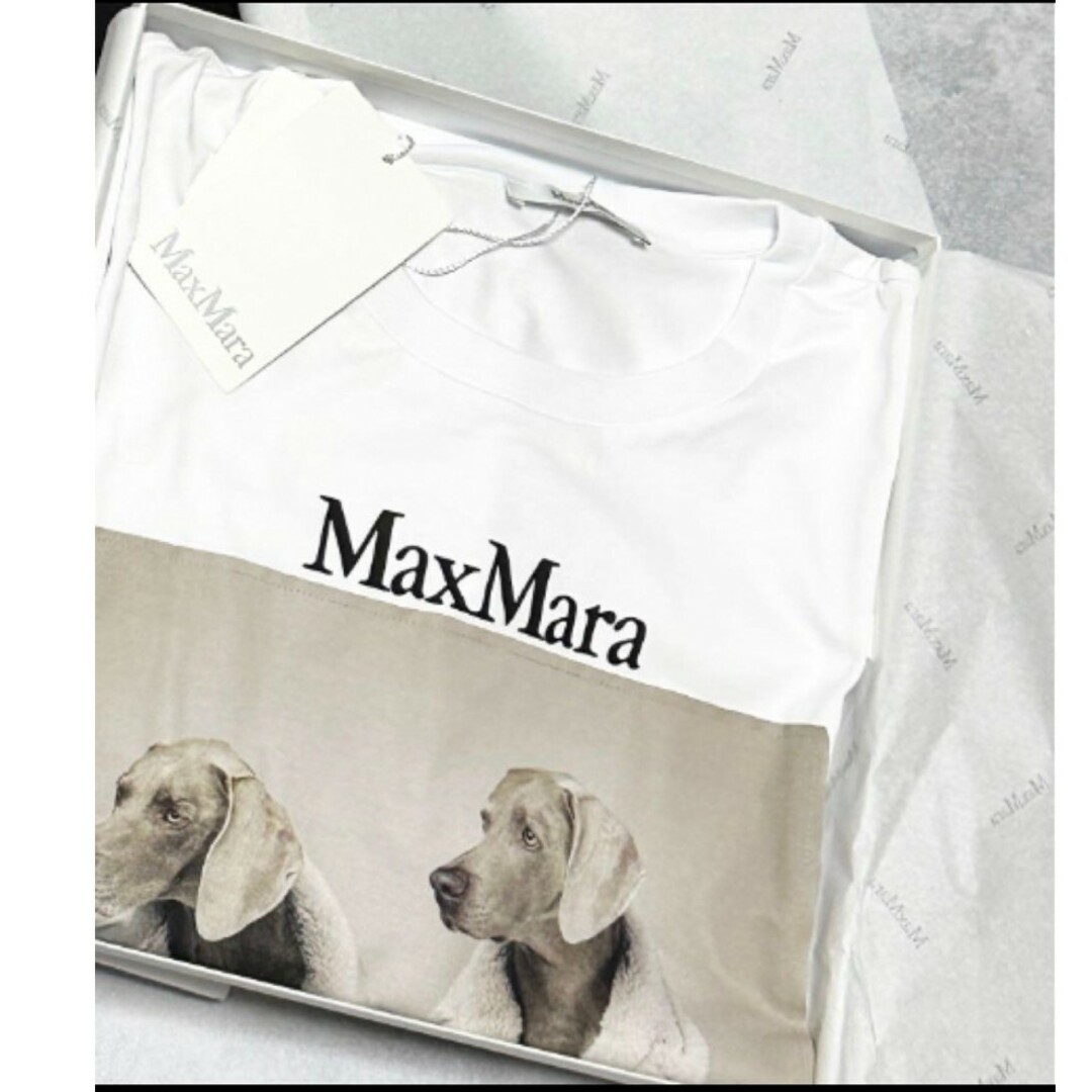 Max Mara(マックスマーラ)のMax Mara MMドッグ オーバーサイズTシャツ 新品タグ付き レディースのトップス(Tシャツ(半袖/袖なし))の商品写真