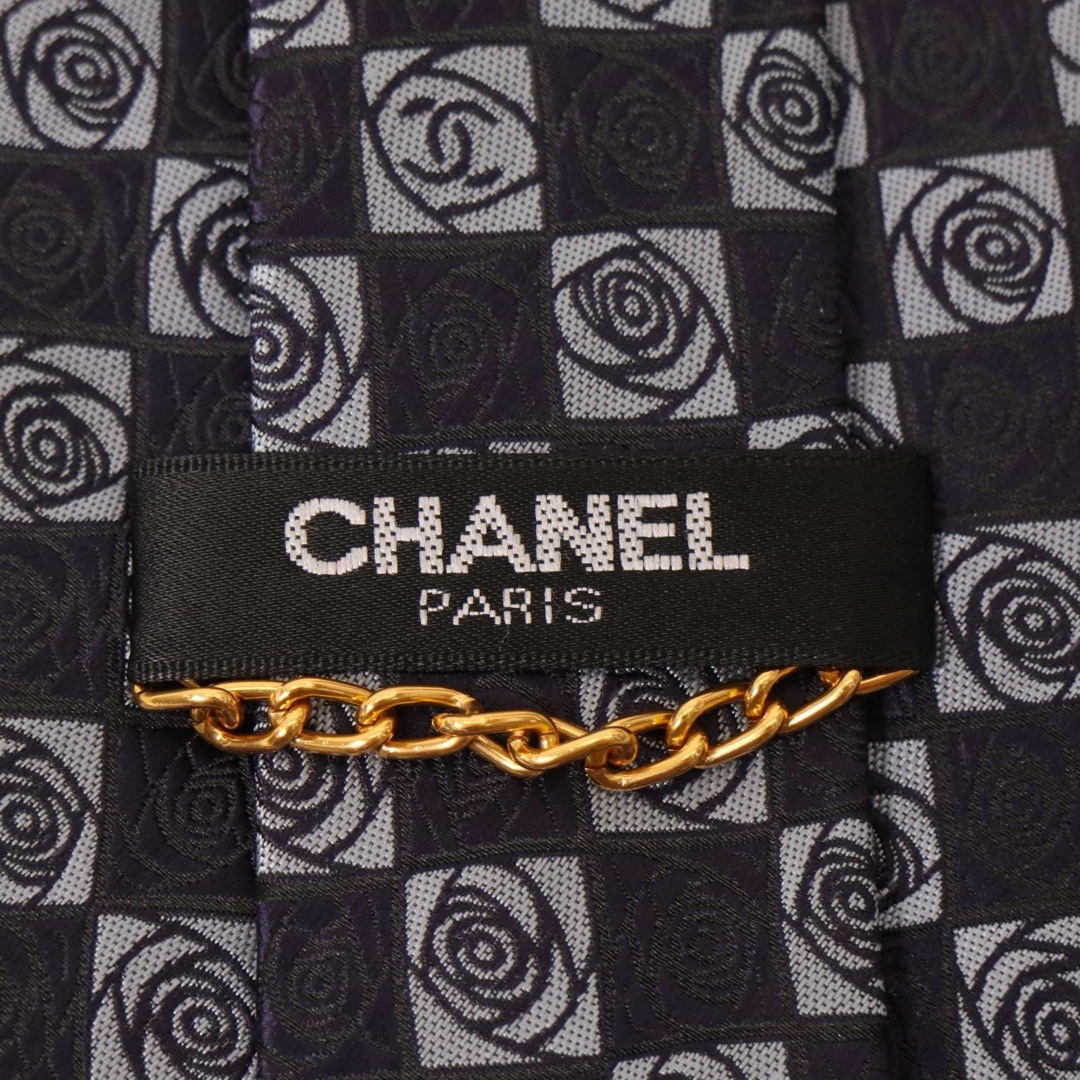 CHANEL(シャネル)のシャネル チェック柄 ネクタイ ココマーク ロゴ レギュラータイ フォーマル メンズのファッション小物(ネクタイ)の商品写真