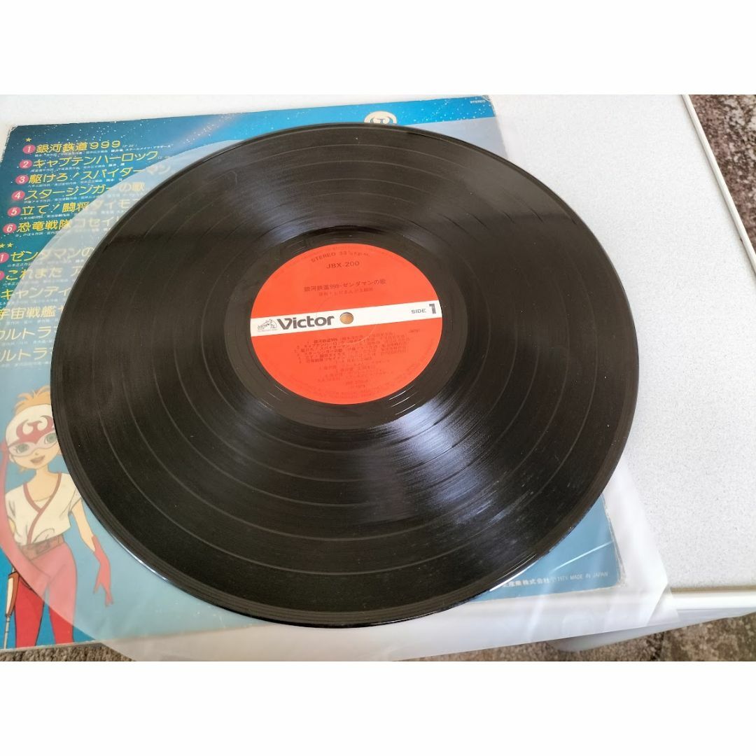 【希少レトロ】銀河鉄道９９９　ゼンダマンの歌　LPレコード エンタメ/ホビーのCD(アニメ)の商品写真