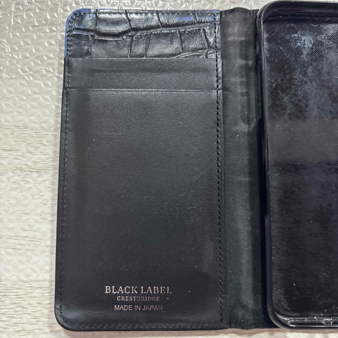 BLACK LABEL CRESTBRIDGE(ブラックレーベルクレストブリッジ)のブラックレーベルiPhoneケース 携帯ケース カバー BLACK LABEL スマホ/家電/カメラのスマホアクセサリー(iPhoneケース)の商品写真