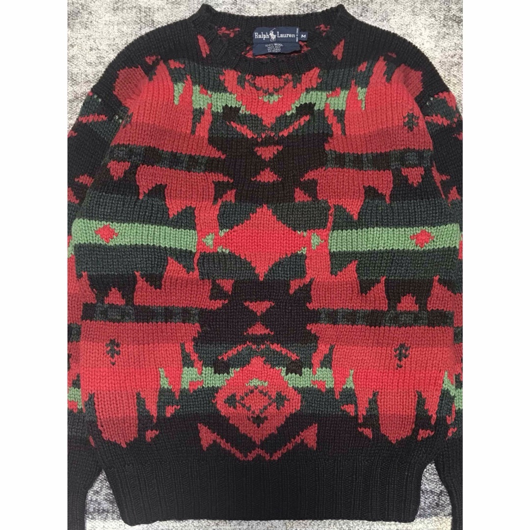 Ralph Lauren - 最高のカラー配色&圧巻のネイティブ柄 80's Ralph Lauren - 最高のカラー配色&圧巻のネイティブ柄 80's