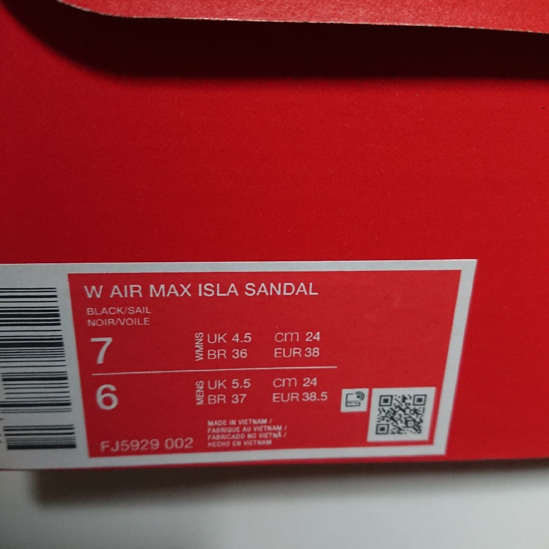 NIKE(ナイキ)の24 NIKE  AIR MAX ISLA SANDAL エアマックス アイラ レディースの靴/シューズ(サンダル)の商品写真