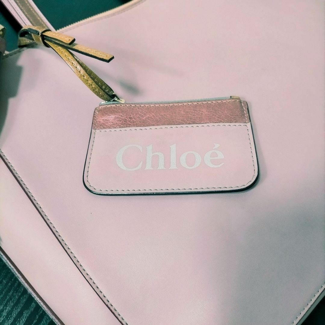 Chloe(クロエ)のChloe クロエ トートバッグ サム ポーチ付 レザー肩掛け　A4可 レディースのバッグ(トートバッグ)の商品写真