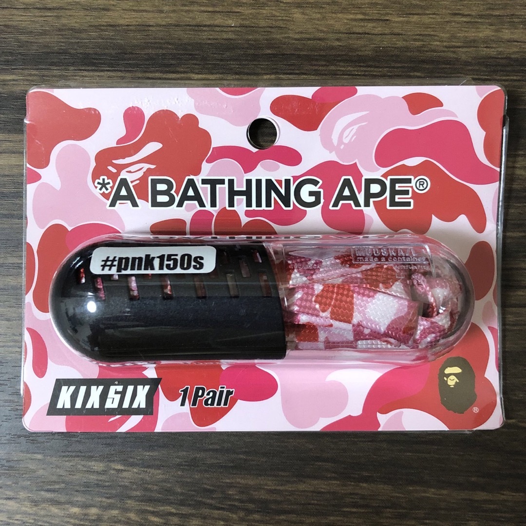 A BATHING APE(アベイシングエイプ)のBAPE x KIXSIX ABC CAMO SHOELACEアベイシングエイプ メンズのファッション小物(その他)の商品写真