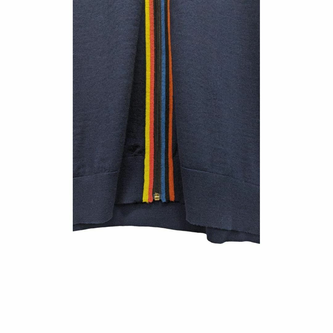Paul Smith(ポールスミス)の定価¥29,700ポールスミス マルチストライプ ジップアップ ニットジャケット メンズのジャケット/アウター(ブルゾン)の商品写真