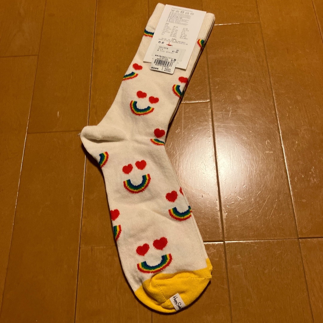 Happy Socks(ハッピーソックス)の新品 Happy Socks ハッピーソックス Mサイズ41-46 正規品 メンズのレッグウェア(ソックス)の商品写真