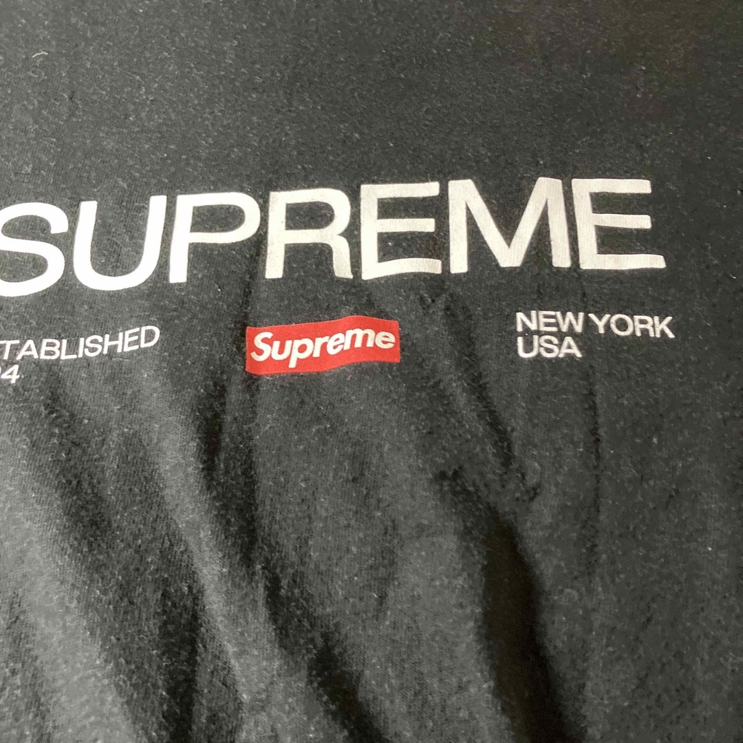 Supreme(シュプリーム)のsupreme Tシャツ　ブラック　正規品　メンズ　M メンズのトップス(Tシャツ/カットソー(半袖/袖なし))の商品写真