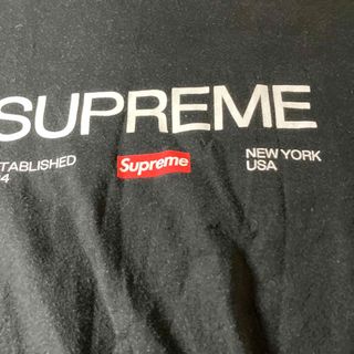 シュプリーム(Supreme)のsupreme Tシャツ　ブラック　正規品　メンズ　M(Tシャツ/カットソー(半袖/袖なし))