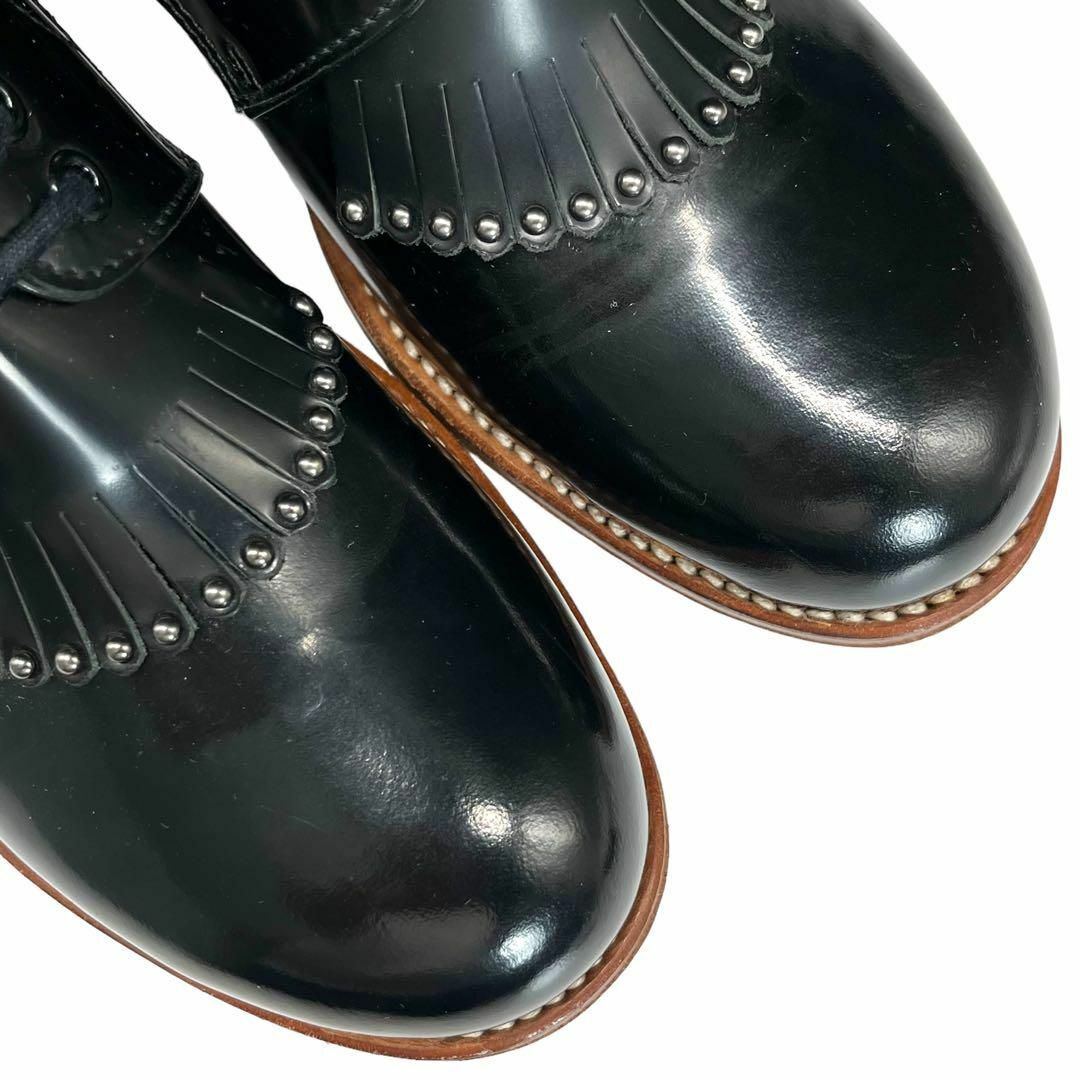 美品 Fobs Classic 革靴 レースアップ キルトタン レザー ブラック メンズの靴/シューズ(ブーツ)の商品写真