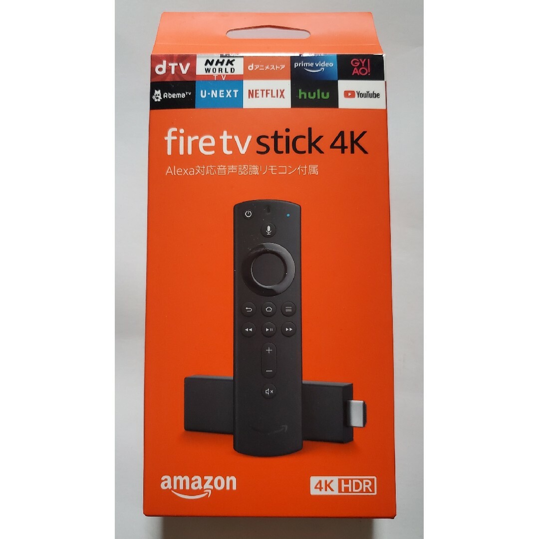 Amazon(アマゾン)の未開封 fire tv stick 4K Amazon スマホ/家電/カメラのテレビ/映像機器(その他)の商品写真