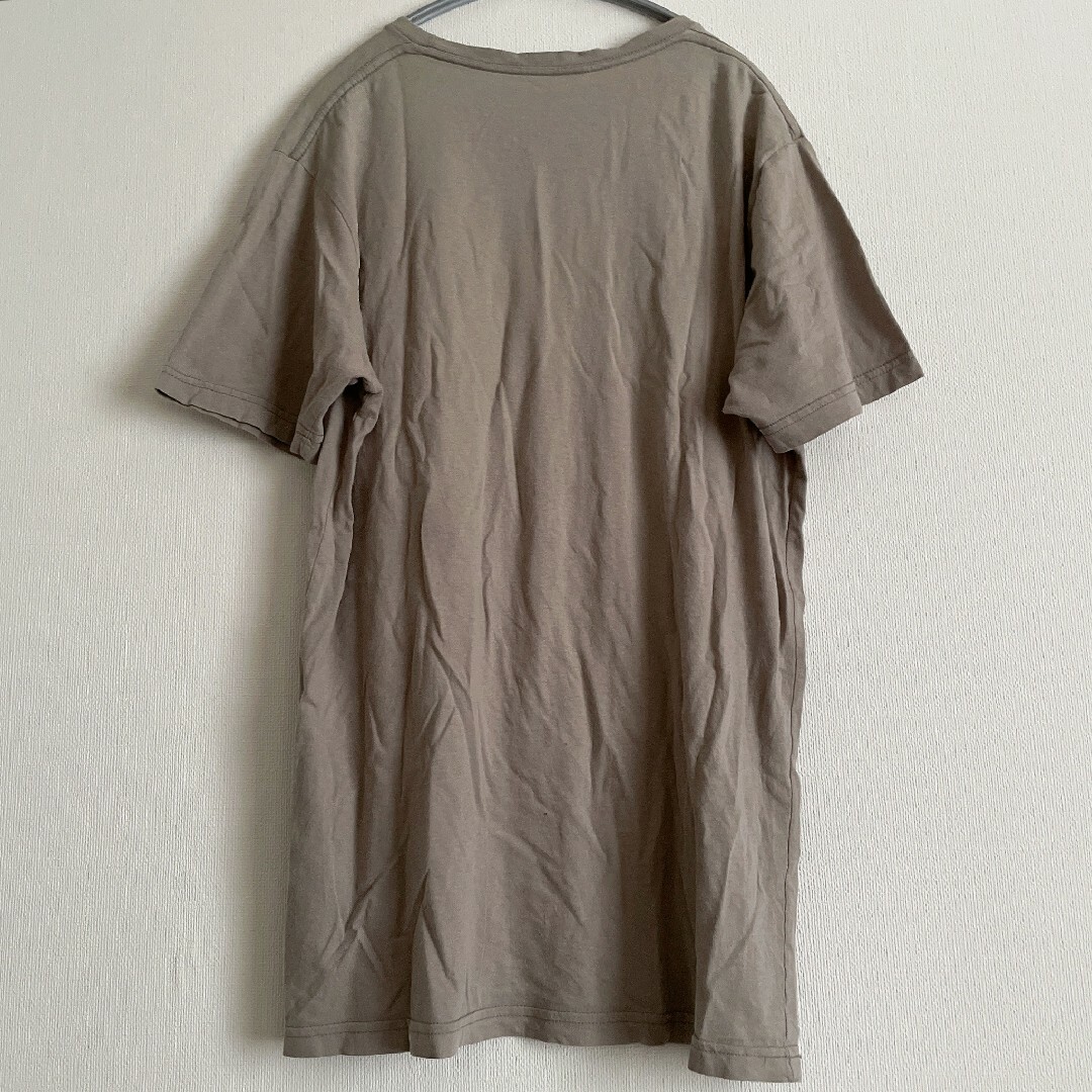 patagonia(パタゴニア)のpatagonia　パタゴニア　プリント　半袖　Tシャツ　ベージュ　Sサイズ メンズのトップス(Tシャツ/カットソー(半袖/袖なし))の商品写真