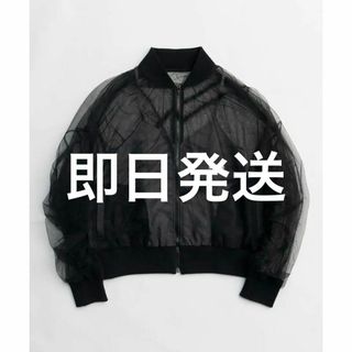 完売色 PRANK PROJECT Tulle Bomber Jacket 黒(ブルゾン)