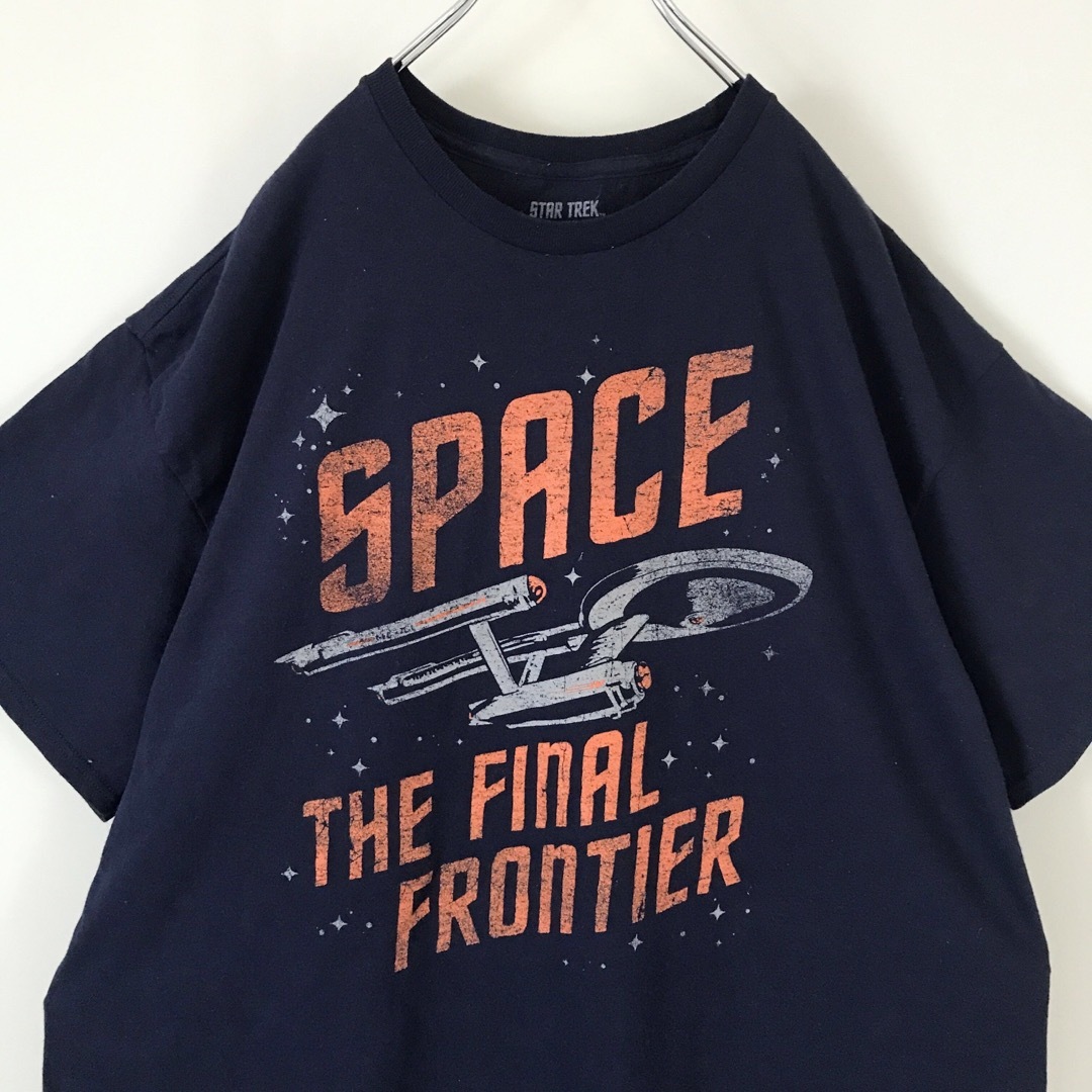 初代スタートレック★宇宙大作戦★USSエンタープライズ号プリントTシャツ★2X メンズのトップス(Tシャツ/カットソー(半袖/袖なし))の商品写真