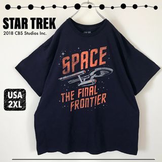 初代スタートレック★宇宙大作戦★USSエンタープライズ号プリントTシャツ★2X(Tシャツ/カットソー(半袖/袖なし))