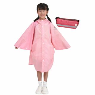 【色: ピンク/ピンク】[Kapapa iRoa] レインコート 子供用 キッズ
