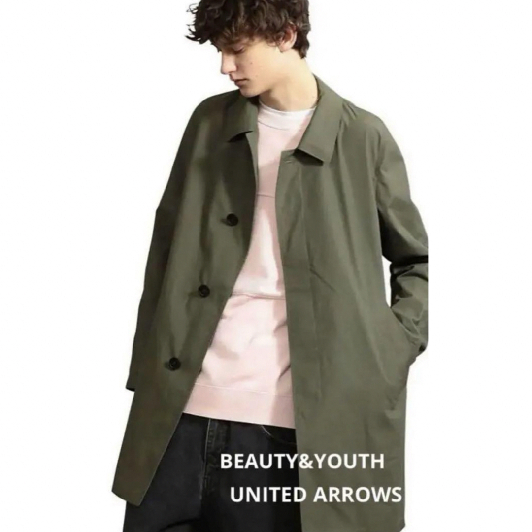 UNITED ARROWS(ユナイテッドアローズ)のBEAUTY&YOUTH  メンズ　ステンカラーコートUNITED ARROWS メンズのジャケット/アウター(ステンカラーコート)の商品写真