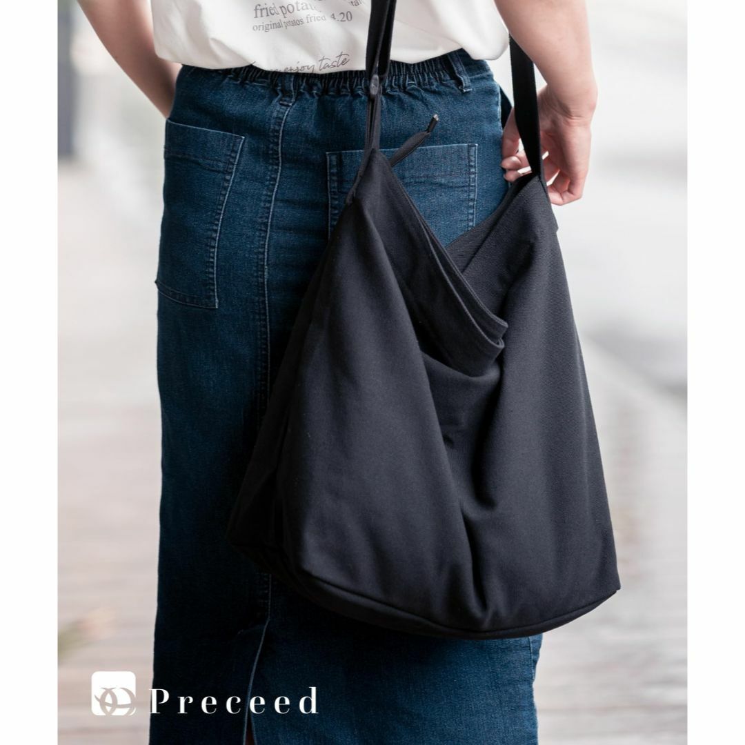 [Preceed]【肩が疲れない】トートバッグ キャンバス ショルダーバッグ 脱 メンズのバッグ(その他)の商品写真