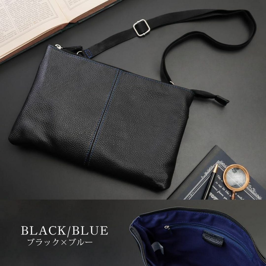 【色: ブラック/ブルー】[ディアブロ] サコッシュ ショルダーバッグ メンズ  メンズのバッグ(その他)の商品写真