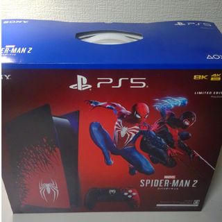 プレイステーション(PlayStation)のPlayStation5 本体　スパイダーマン2 リミテッドエディション(家庭用ゲーム機本体)