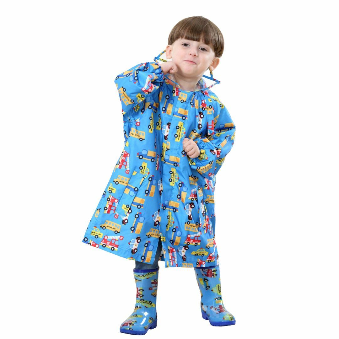 [Aoif] 子供 レインコート 雨具 キッズ レインウェア 男の子 女の子 小 キッズ/ベビー/マタニティのベビー服(~85cm)(その他)の商品写真