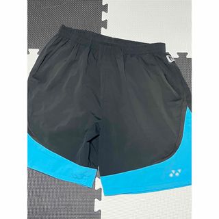 ヨネックス(YONEX)のヨネックス　ハーフパンツ　黒青(バドミントン)