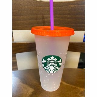 スターバックスコーヒー(Starbucks Coffee)の★レア★ スターバックス カラーチェンジ　リユーザブルカップ コンフェッティ　赤(タンブラー)