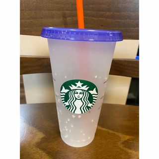 スターバックスコーヒー(Starbucks Coffee)の★レア★ スターバックス カラーチェンジ　リユーザブルカップ コンフェッティ　青(タンブラー)