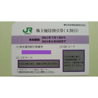 JR - JR東日本株主優待鉄道割引券（4割引）1枚