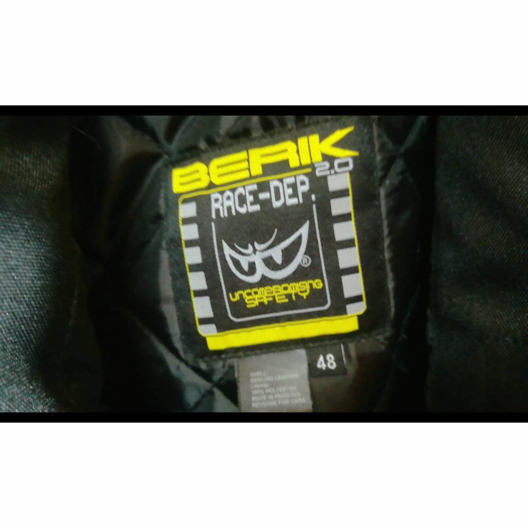 【美品】BERIK/RACE-DEP2.0/冬季ライディングレザージャケット 自動車/バイクのバイク(装備/装具)の商品写真