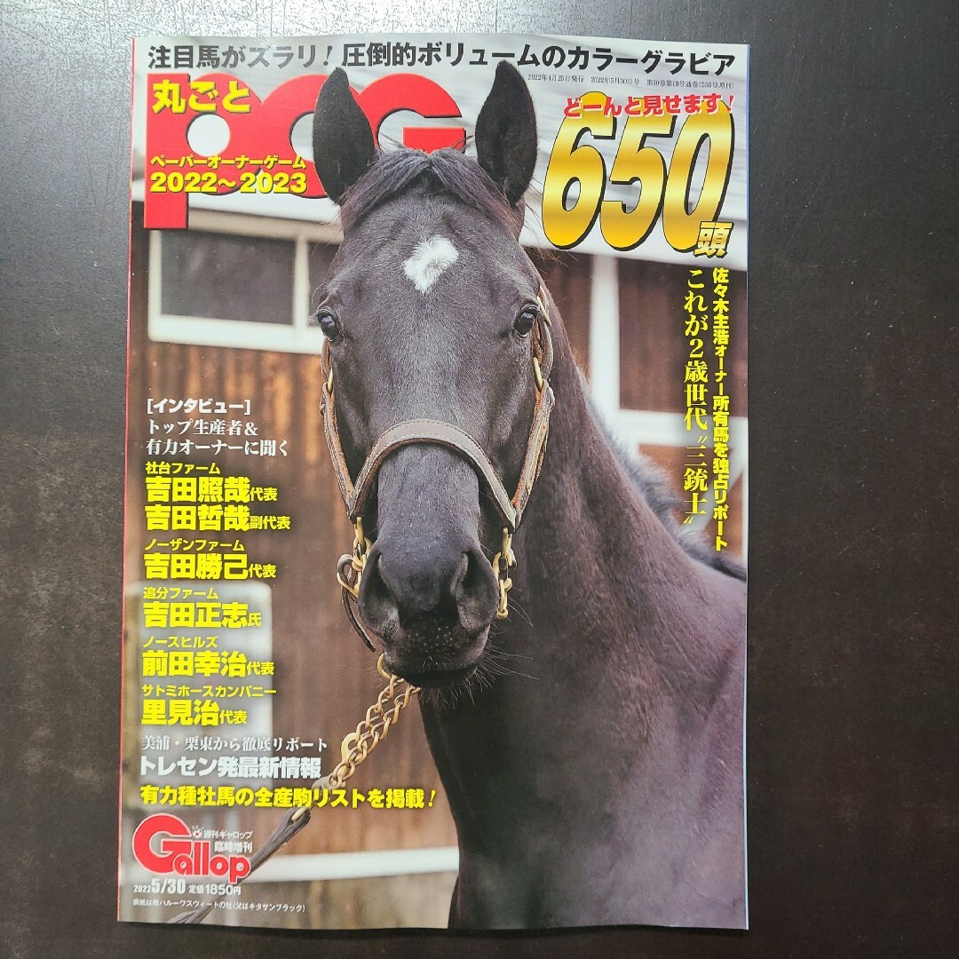 POG3冊セット！！ エンタメ/ホビーの雑誌(ニュース/総合)の商品写真