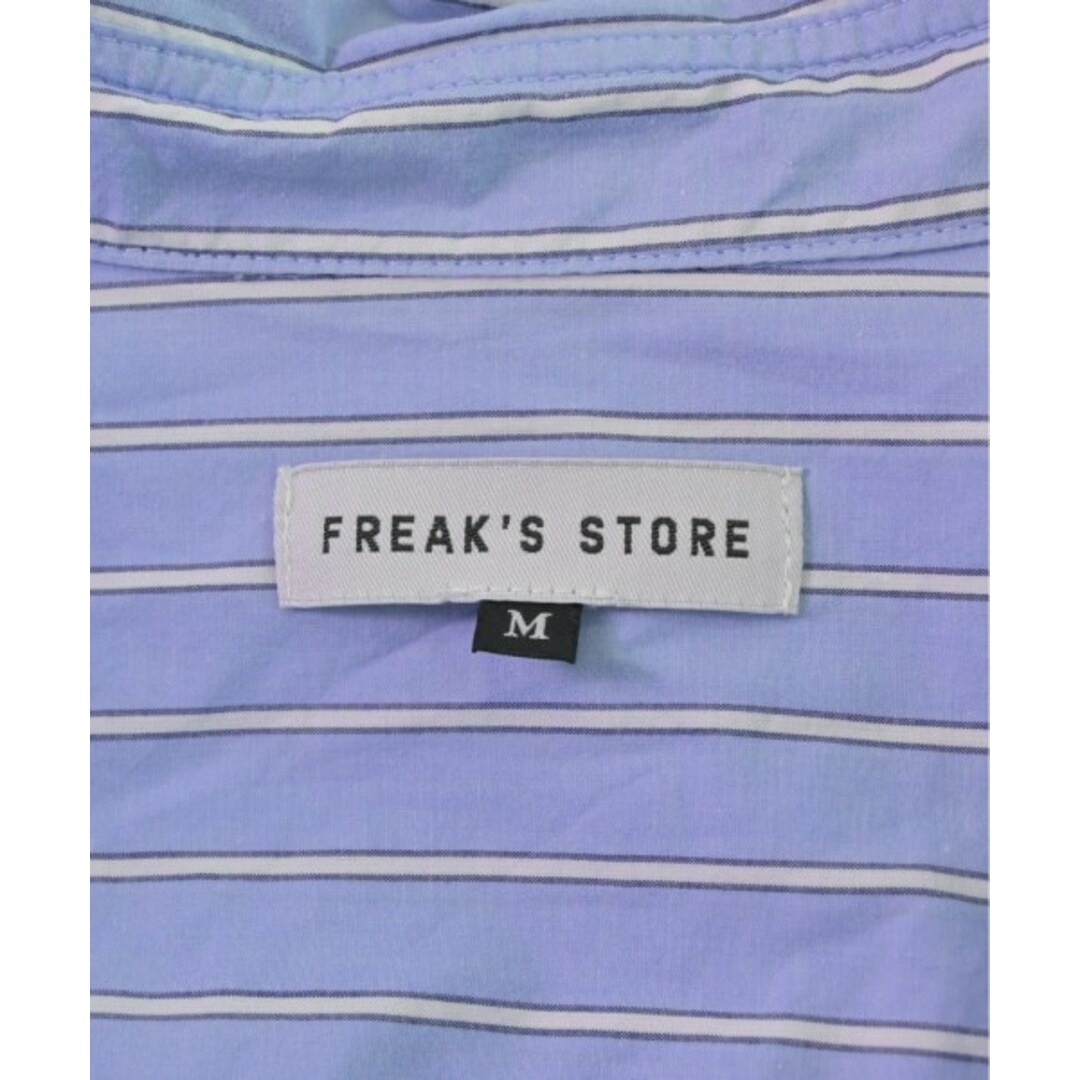 FREAK'S STORE(フリークスストア)のFREAK'S STORE カジュアルシャツ M 青(ストライプ) 【古着】【中古】 メンズのトップス(シャツ)の商品写真