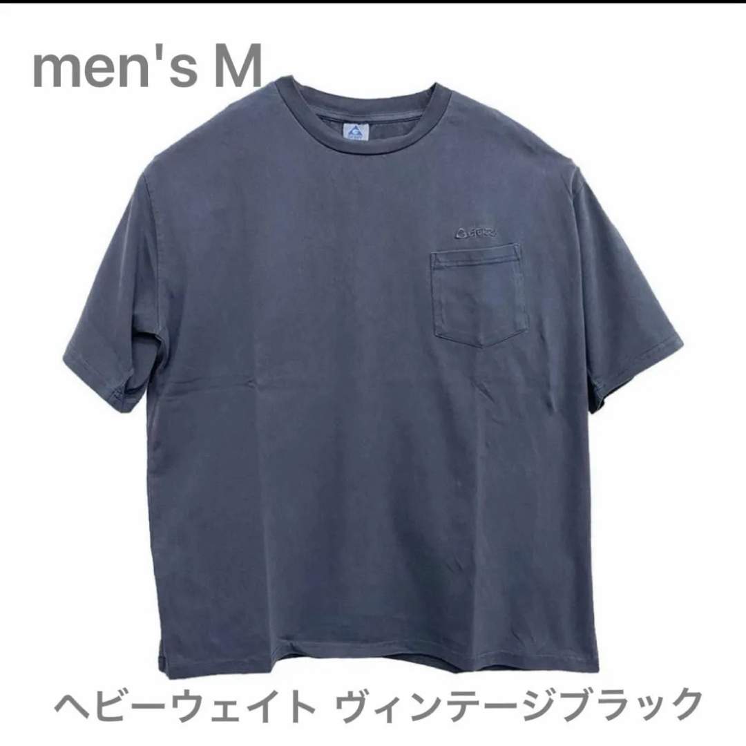 GERRY(ジェリー)のGERRY ヘビーウエイトコットン Tシャツ 半袖 M 黒 ヴィンテージ加工 メンズのトップス(Tシャツ/カットソー(半袖/袖なし))の商品写真