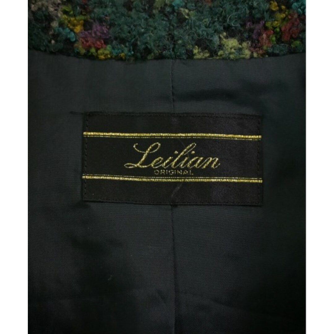 leilian(レリアン)のLeilian コート（その他） 11(M位) 緑xエンジx黒等(総柄) 【古着】【中古】 レディースのジャケット/アウター(その他)の商品写真