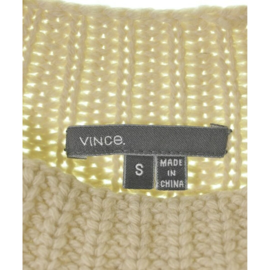 Vince(ビンス)のVince ヴィンス ニット・セーター S ベージュ 【古着】【中古】 レディースのトップス(ニット/セーター)の商品写真