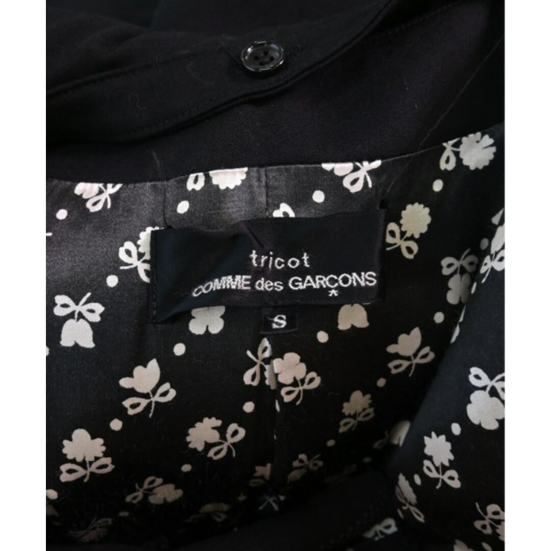 tricot COMME des GARCONS(トリココムデギャルソン)のtricot COMME des GARCONS ジャケット S 黒 【古着】【中古】 レディースのジャケット/アウター(その他)の商品写真