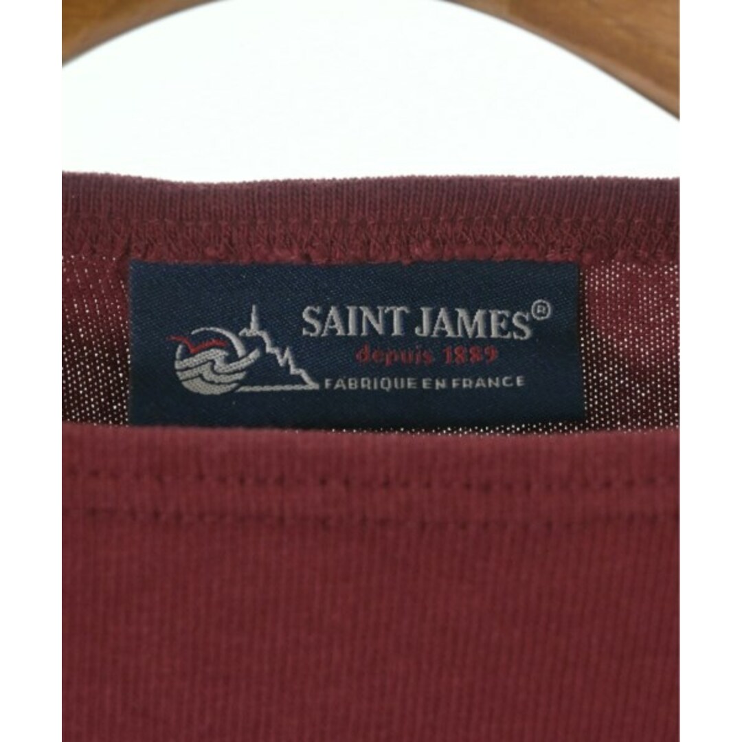 SAINT JAMES(セントジェームス)のSAINT JAMES Tシャツ・カットソー 1PGE(XS位) 赤 【古着】【中古】 レディースのトップス(カットソー(半袖/袖なし))の商品写真