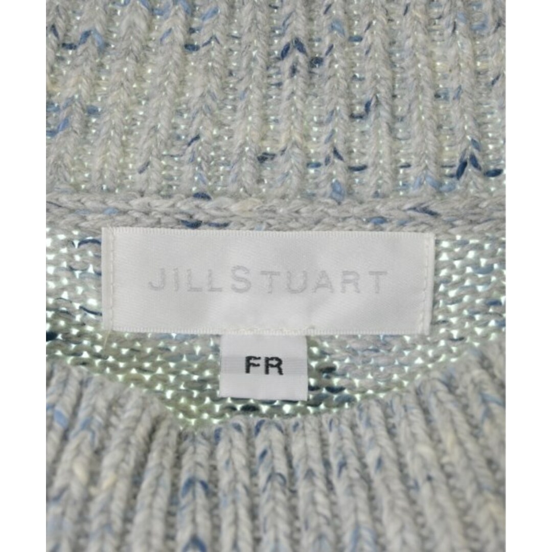 JILLSTUART(ジルスチュアート)のJILLSTUART ニット・セーター F グレーx青系(総柄) 【古着】【中古】 レディースのトップス(ニット/セーター)の商品写真